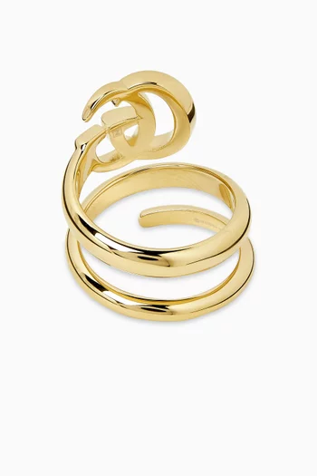 GG Marmont Ring in Brass