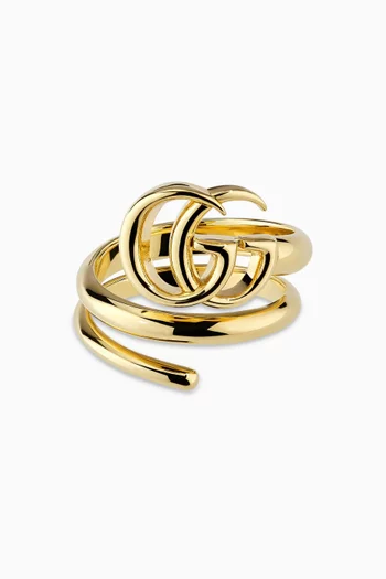 GG Marmont Ring in Brass