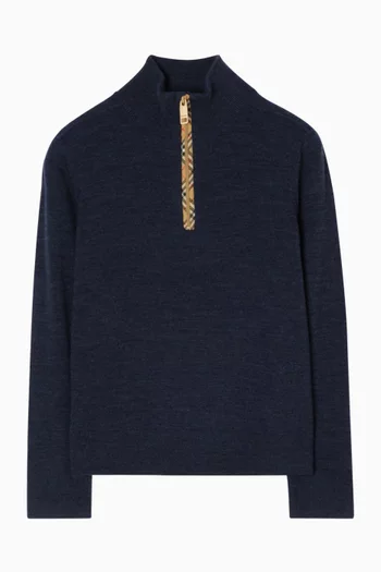 Conory Half-zip Sweater in Knit