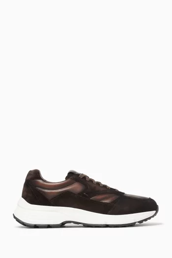 Venus Sneakers in Leather & Suede