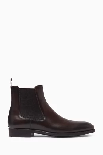 Madison Ankle Boots in Leather