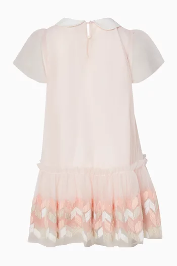 Collar Dress in Tulle