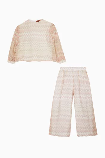 Zigzag Tracksuit Set