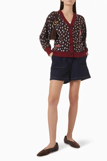 Deer Cardigan in Viscose Blend