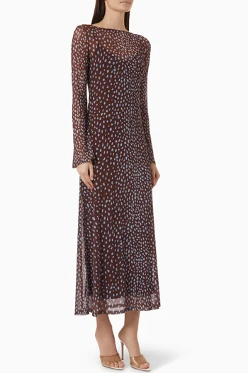 Aria Sheer Dress in Mesh