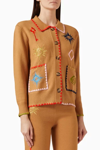 Casablanca Cardigan in Viscose Blend