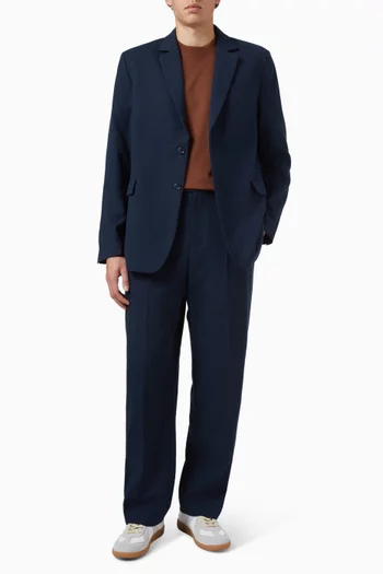 Single Breasted Blazer in Cotton