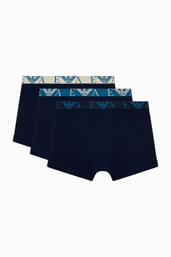 Monogram Briefs in Cotton Blend, Set of 3