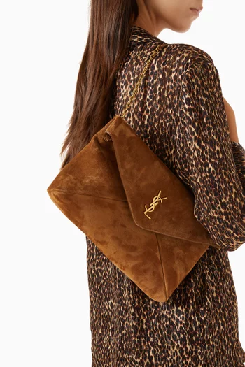 Large Cassandre Pouch in Suede