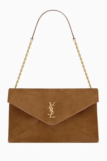 Large Cassandre Pouch in Suede