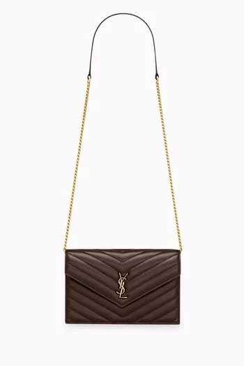 Cassandre Envelope Chain Wallet in Lambskin