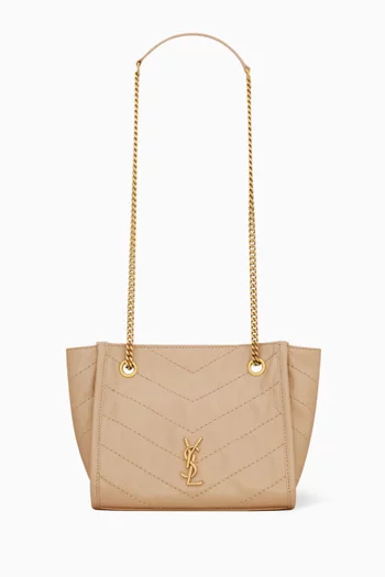 Mini NIKI Shopping Bag in Vintage Leather