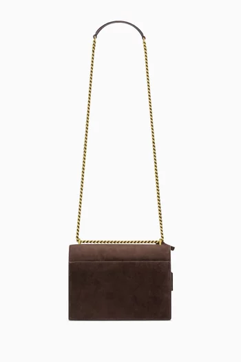 Sunset Medium Bag in Suede