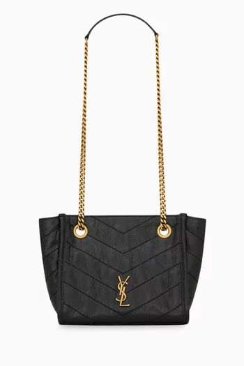Niki Mini Shopping Bag in Vintage Leather