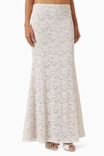 Lunisse Maxi Skirt in Lace