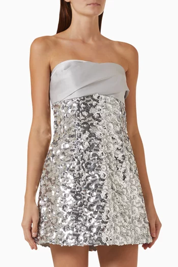 Mirabella Sequin Tulip Mini Dress
