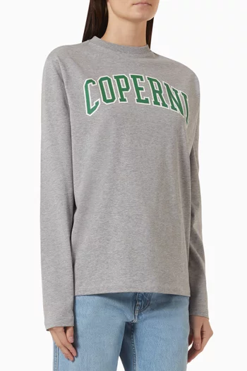 College T-shirt in Cotton