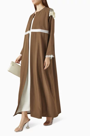 عباية ويف كتان ناعم
