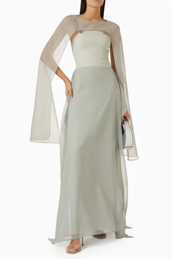 Celeste Cape Dress