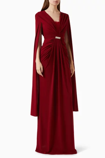 Viviane Cutout Dress in Crepe-jersey