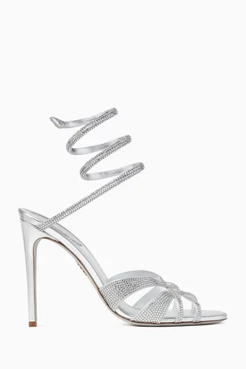 Dania 105  Crystal Sandals in Satin