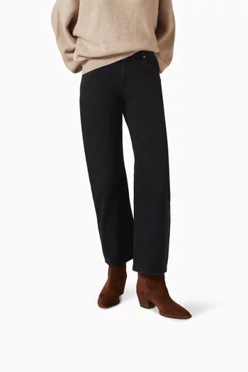Dagget Mid-Calf Cowboy Boots in Suede