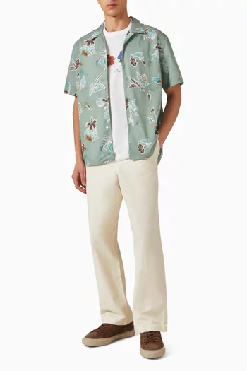 Drawstring Pants in Cotton & Linen