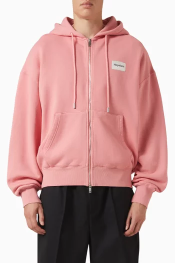 Zip Hoodie in Cashmere Blend