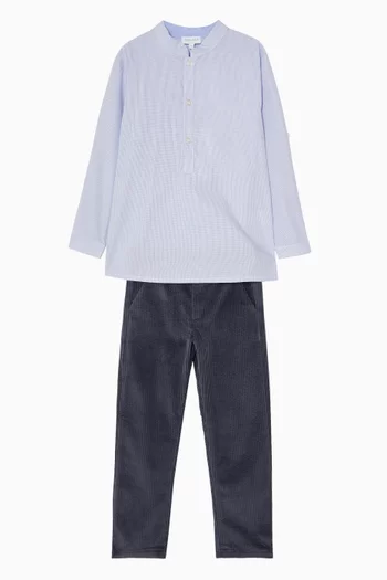Theodore Straight-leg Pants in Corduroy