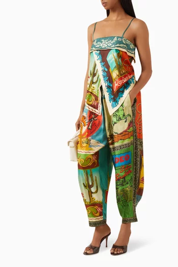 Ace Tapered Pants in Silk