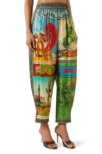Ace Tapered Pants in Silk