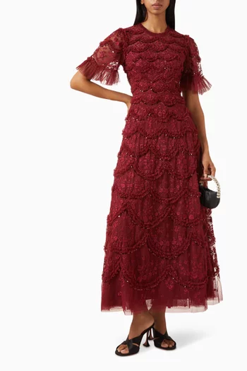 Lily Bloom Ankle Gown in Tulle