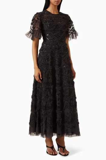 Lily Bloom Ankle Gown in Tulle