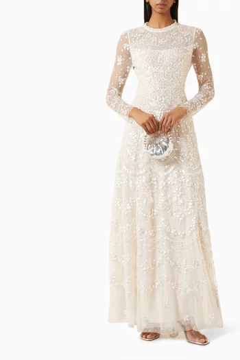 Freya Gown in Sequin Tulle
