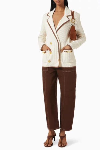 Ranch Blazer in Ribbed-knit