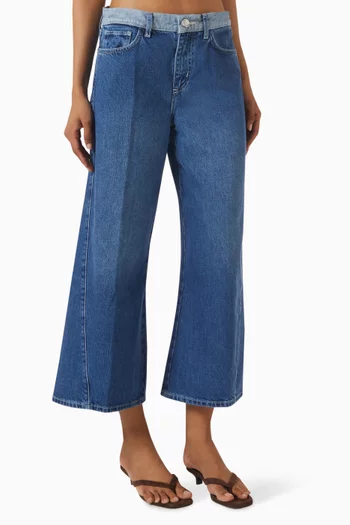 Bronte Cropped Wide-leg Jeans