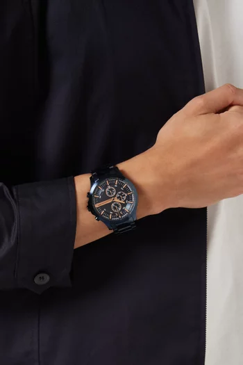 Hampton Quartz Chronograph Watch, 46mm
