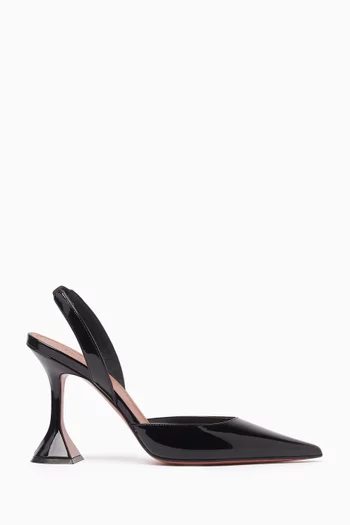 Holli 95 Slingback Pumps in Patent Leather