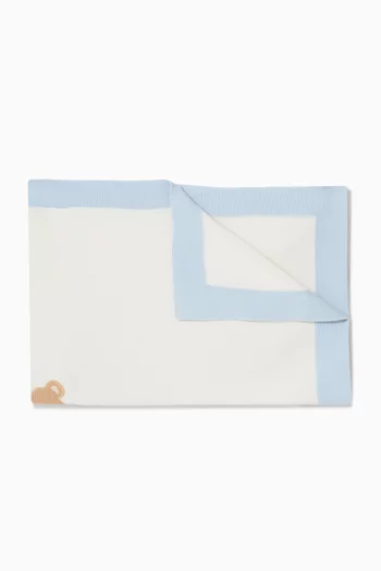 Teddy Blanket in Soft Jacquard & Fleece
