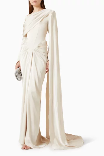 Drape Cape Dress