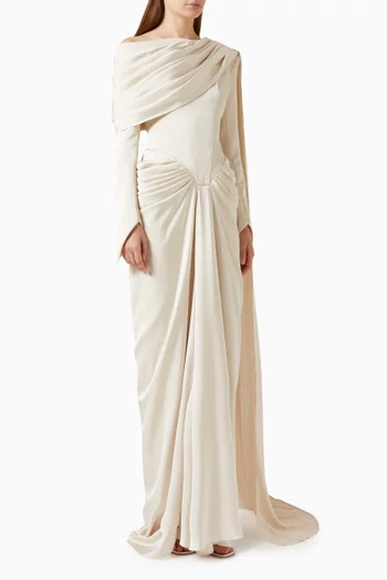 Drape Cape Dress