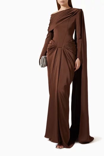 Drape Cape Dress