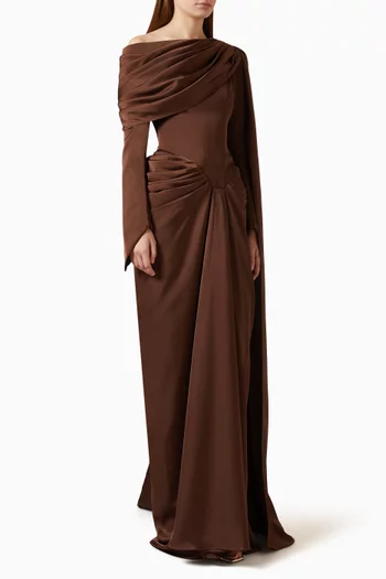 Drape Cape Dress