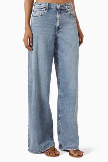 Wide-leg Jeans in Denim