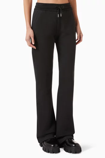 Embroidered Sweatpants in Jersey