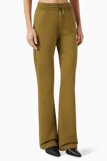 Embroidered Sweatpants in Jersey
