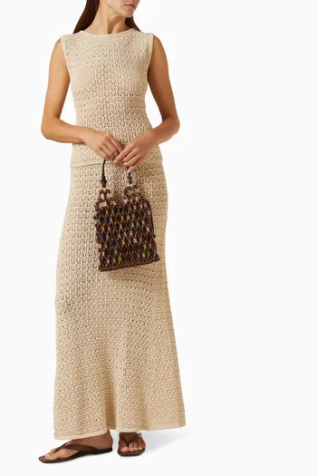 Halo Open Weave Knit Top