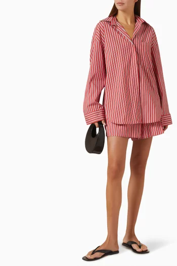 Misha Striped Oversized Shirt