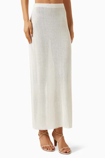 Tari Knit Midi Skirt