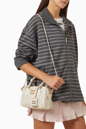 Arcadie Top-handle Bag in Matelassé Nappa Leather